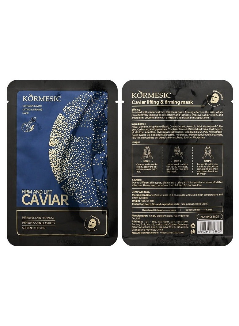 5 packs Caviar Mask 25ml - Luxurious Hydration & Firming