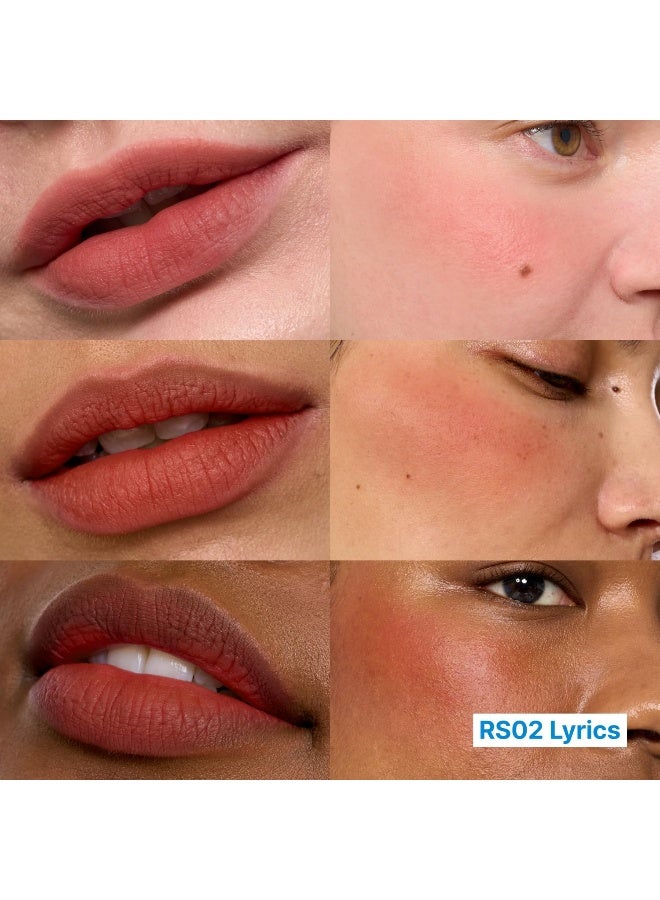 Blurry Pudding Pot - Airbrushed Blush & Lip in Lyrics (Rose Brown) - image 2