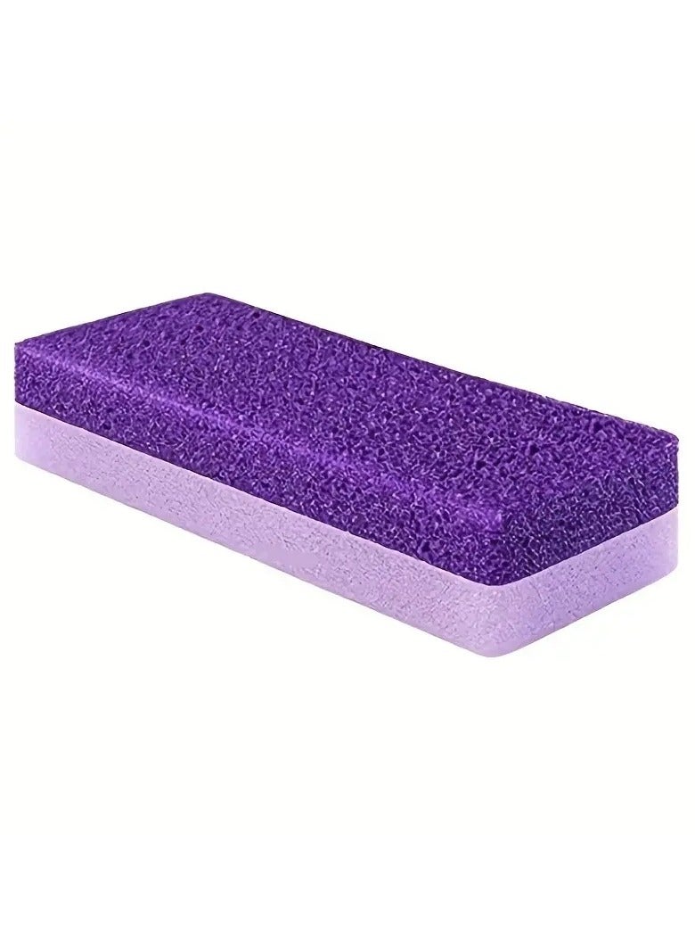 1Pc Foot  Exfoliator Pedicure Tool Callus Remover Scrubber Skin Cleaner Purple