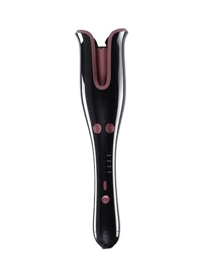 Professional Automatic Hair Curler Device – Ceramic Barrel Curling Tool for Smooth, Long-Lasting Curls | Anti-Frizz Auto Rotating Curler with Adjustable Temperature & Fast Heating | Black/Pink Hair Styling Tool for All Hair Types
