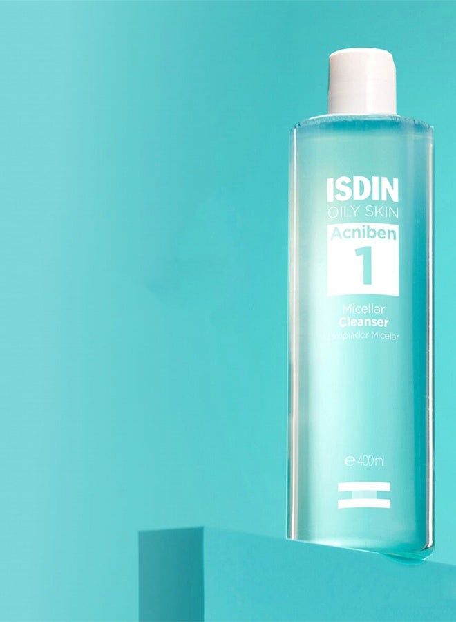 Acniben Micellar Cleanser Makeup Remover for Oily Skin 400ml - image 2