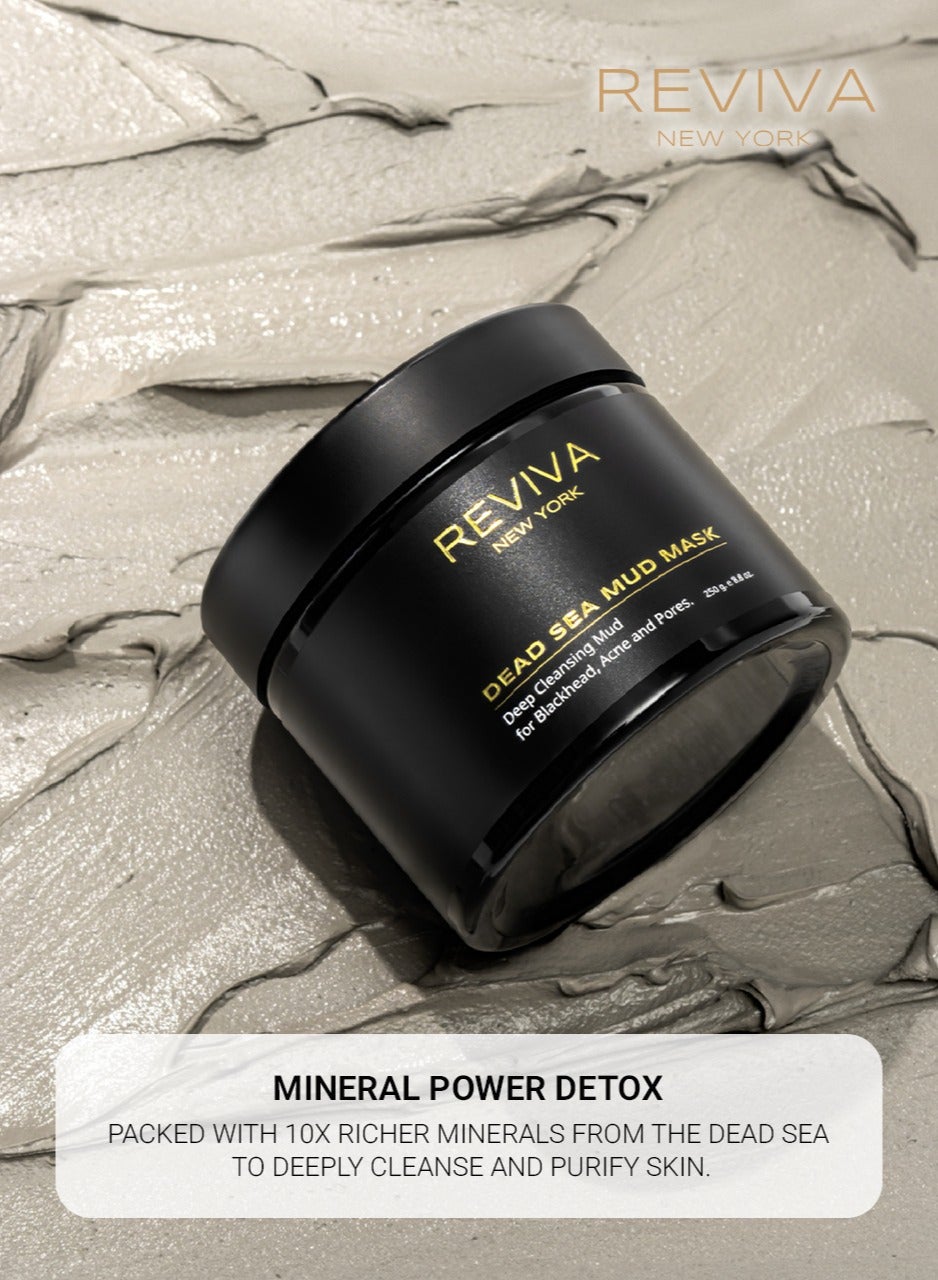 Dead Sea Mud Mask for Face and Body - Pore Minimizer, Cleanser, Blackhead Remover Mask, Acne Treatment - Natural Clay Mask - Facial Care - Face Masks Skincare, Face Mask Skin Care, Dead Sea Minerals