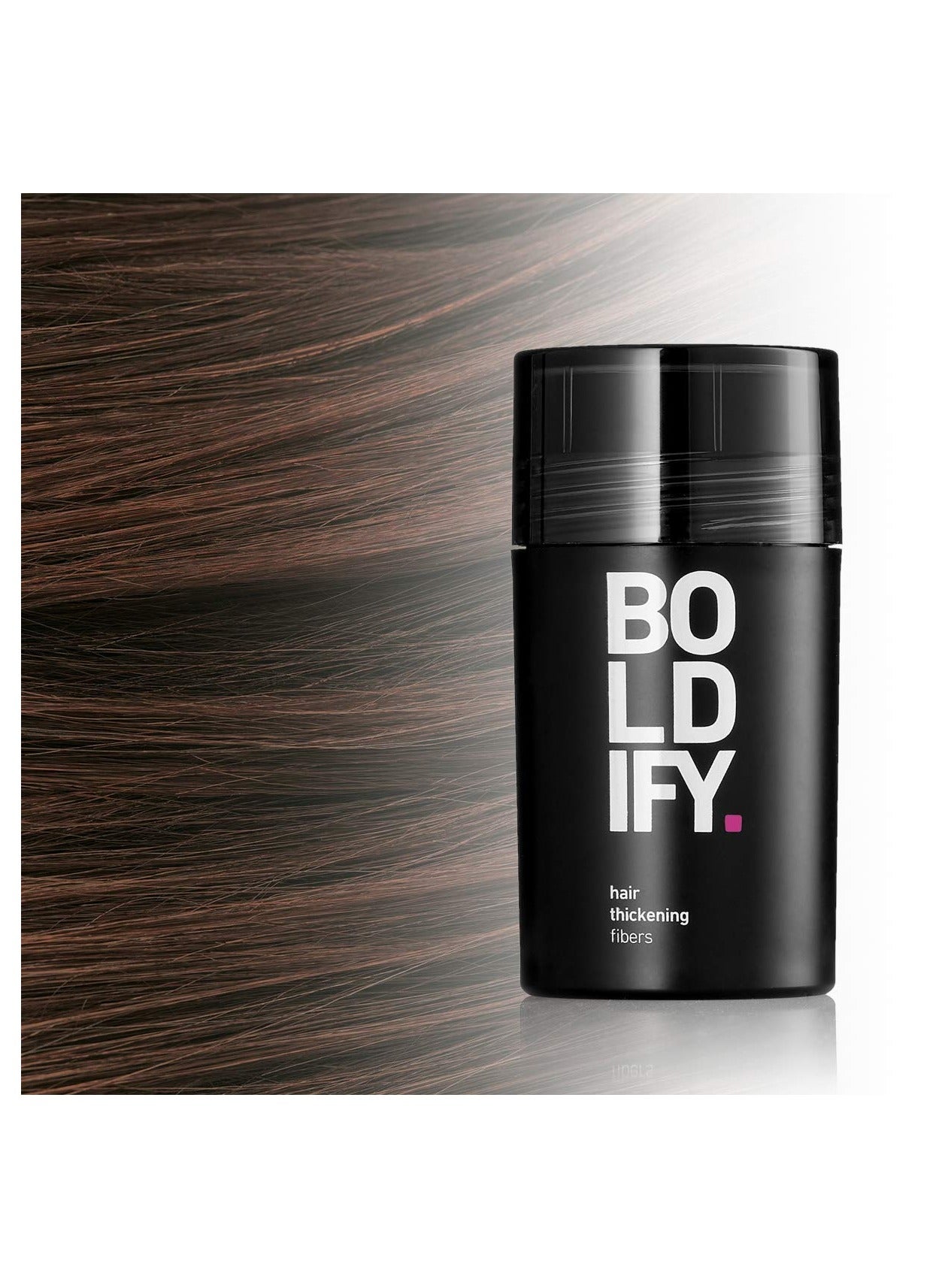 Superior Plant-Based Hair Thickening Fibers For Full Coverage – Completely Conceals Hair Loss, Thinning Areas, And Balding Spots With A Clump-Free, Seamless "Real Hair" Finish, Medium Brown (28G) - image 2