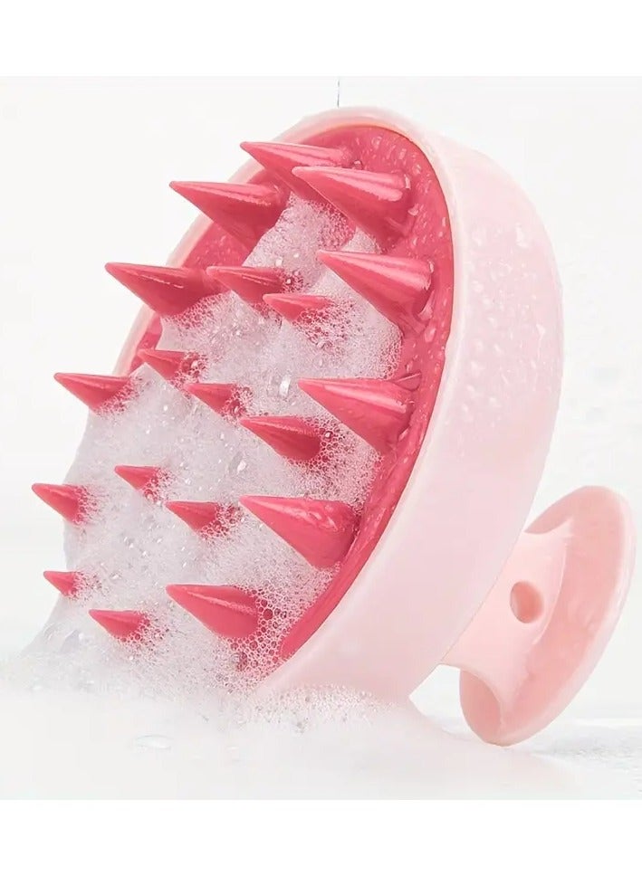 2 pcs Soft Silicone Scalp Massage Brush For Wet And Dry Use - Shampoo Brush - Gentle Cleaning Hair And Scalp
