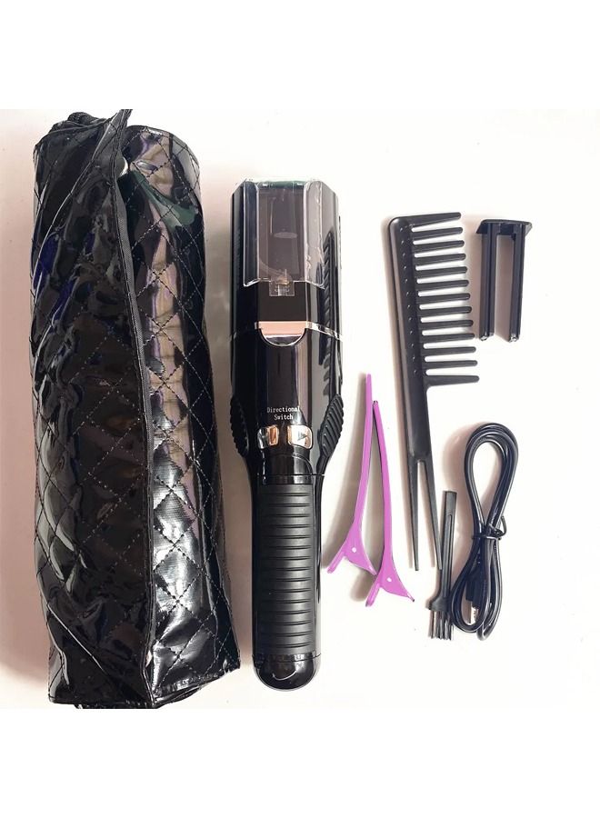 Cordless Split End Hair Trimmer Set Black
