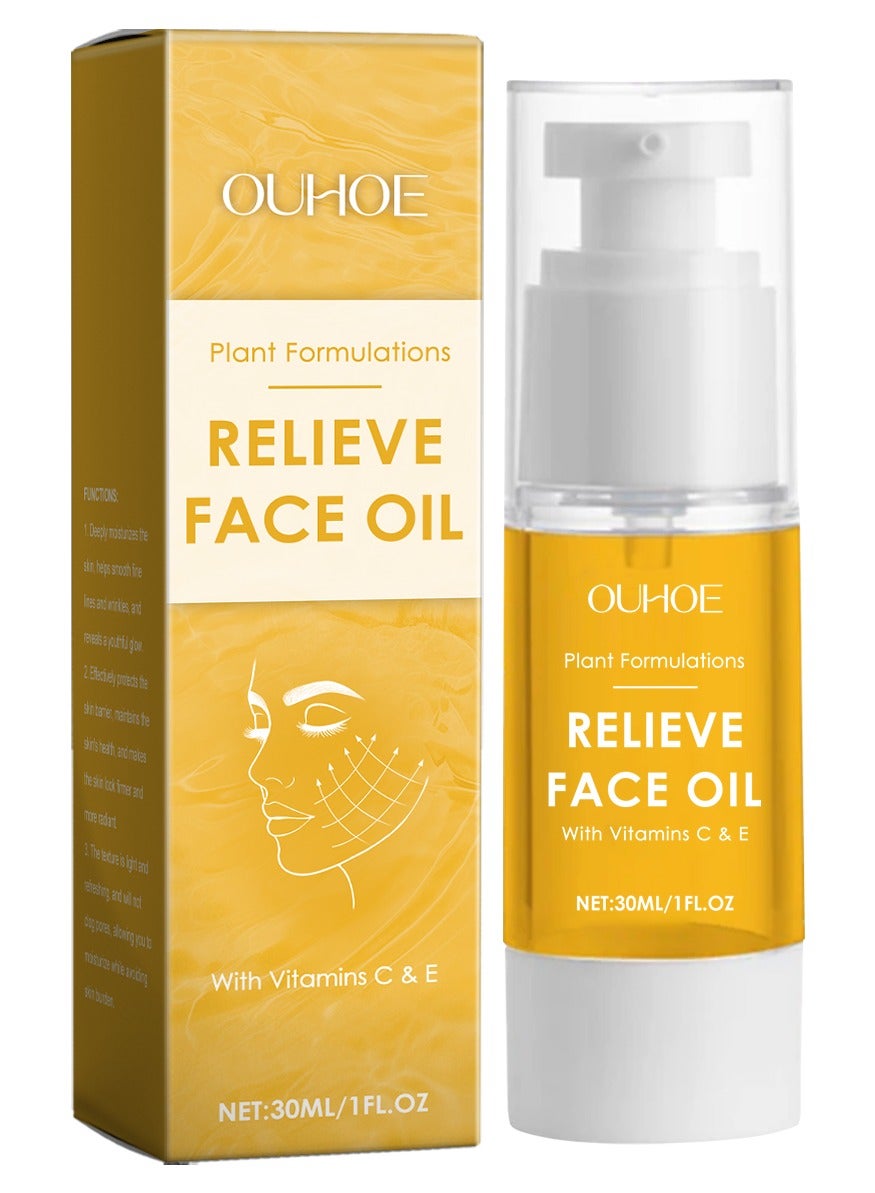 Relieve Face Oil: Essential Facial Moisturizing Oil for Anti-Aging and Radiant Skin