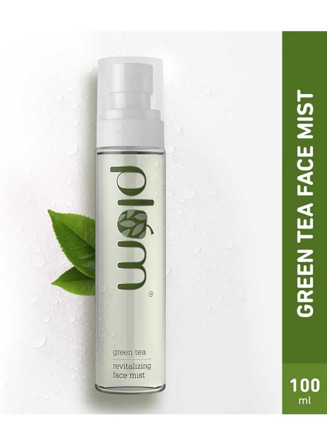 Green Tea Revitalizing Face Mist 100ml | Refreshing Hydrating Facial Spray with Green Tea, Aloe And Glycolic Acid for Oily And Combination Skin, 3.38 fl oz - image 2