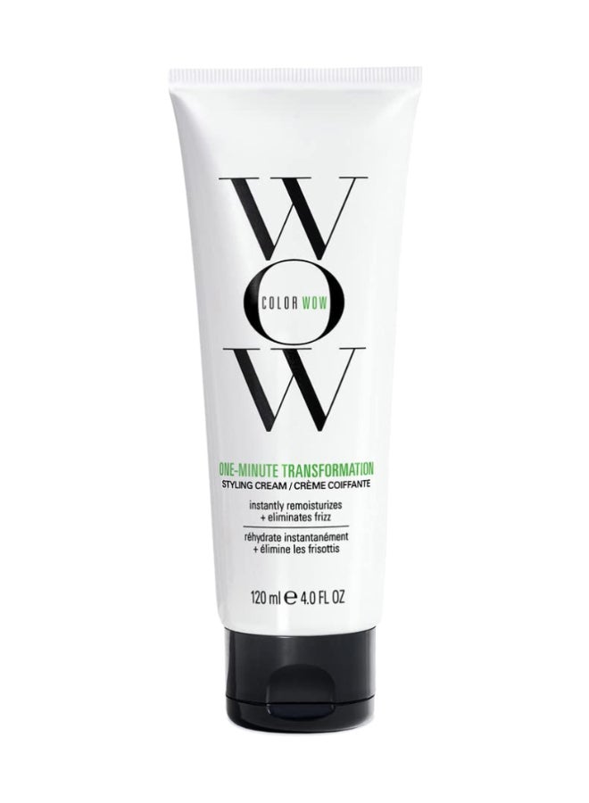 One Minute Transformation Styling Cream, 120ml – Instant Frizz Fix & Smoothing Cream