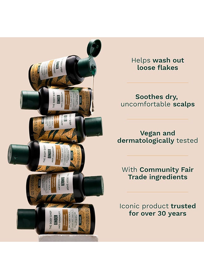 Ginger Anti-Dandruff Shampoo – Clarifying Shampoo for Dry, Flaky & Itchy Scalp, With Ginger Root Density Complex, Soothes & Clears Flakes, Promotes Healthy Hair Growth, Vegan Bestseller, 400ml - image 6