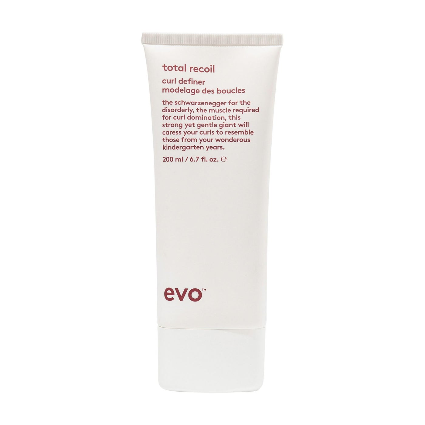 EVO Total Recoil Curl Definer - Strong Hold Defining Moisturizing Cream - Enhances Natural Curl Pattern & Reduces Frizz - Humidity Control - Travel Size, 30ml / 1.01fl.oz