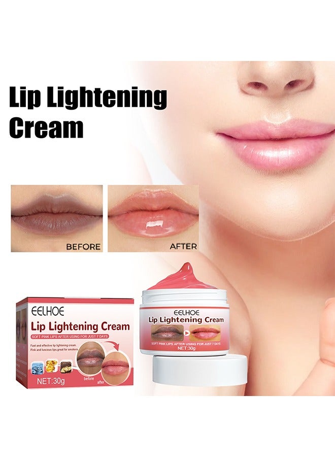 Lip Lightening Cream for Reduce Dullness,Reduce Cracking Reduce Lipwrinkles For Dry Cracked And Dark Lips