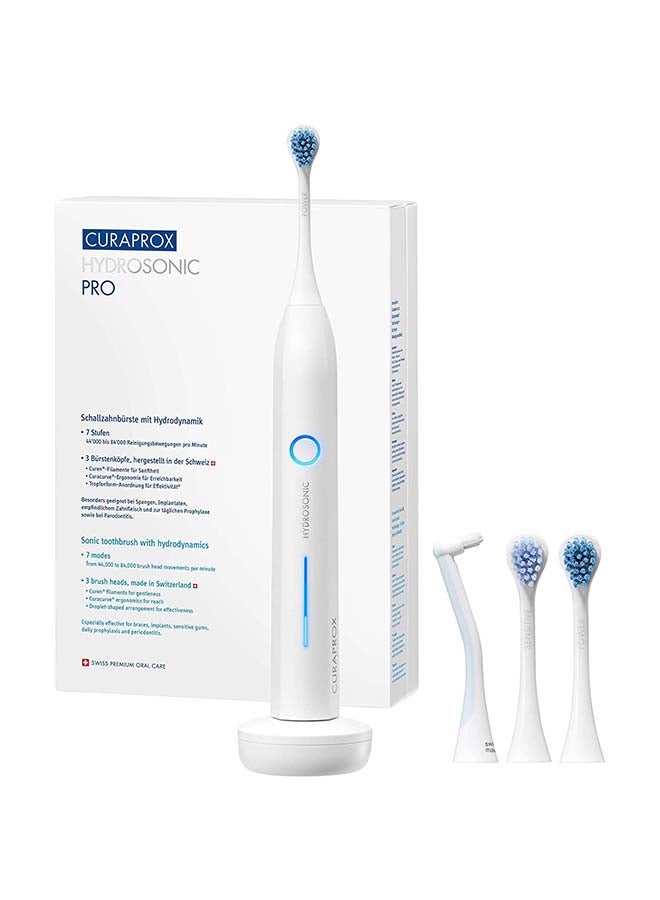 Hydrosonic Pro Sonic Toothbrush - Electric Toothbrush for Adults with 7 Cleaning Levels
