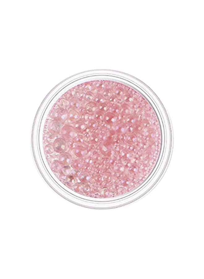 Colorful Resin Bubble Beads Micro Caviar Water Droplets Tiny Crafting For Nail Arts Pink Rose CNA1PR