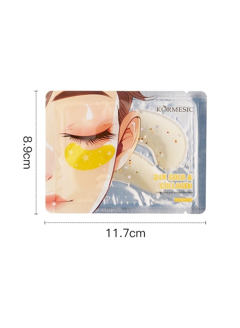 5pcs-24K Gold & Collagen Essence Eye Mask 7.5g