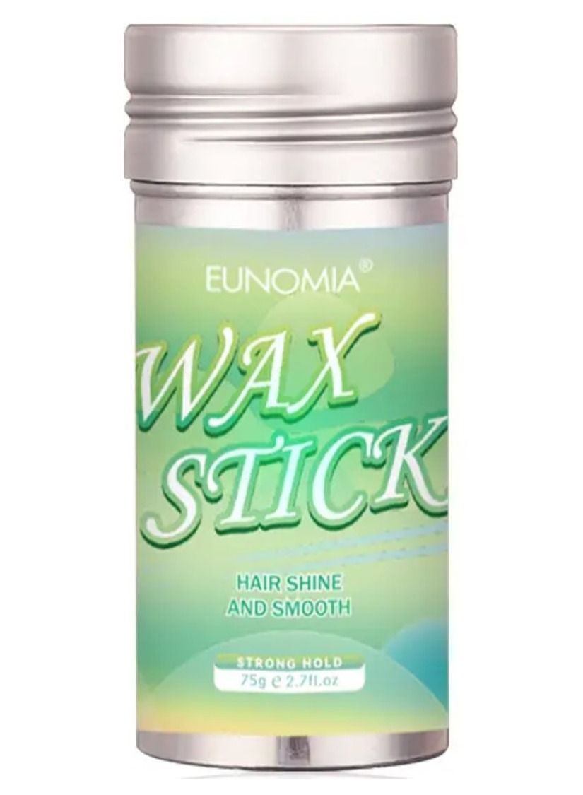 Wax Stick 75g for Hair Pomade Stick Long-Lasting Styling Wax Stick Hair Wax Stick Smoothing & Slick Stick for Hair Wigs Styling Waxes for Fly Away & Edge Frizz Hair