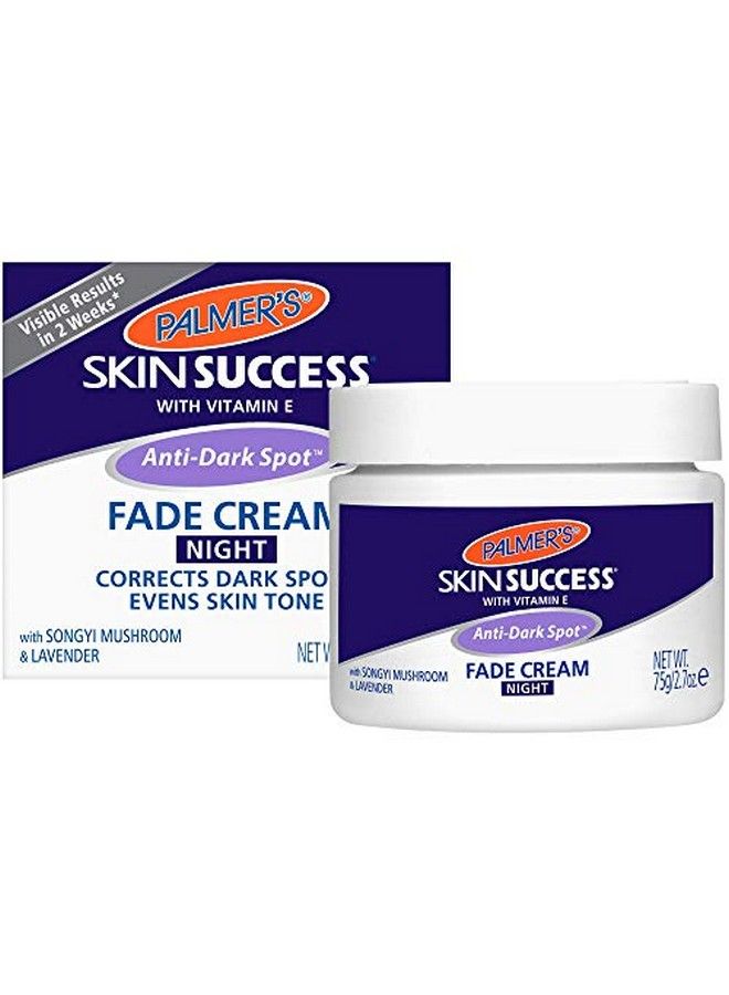 Palmer's Skin Success Anti-Dark Spot Nighttime Fade Cream with Retinol & Niacinamide, Dark Spot Corrector for Face, Night Moisturizer Helps Reduce Dark Spots, Fine Lines & Wrinkles, 2.7 Ounce