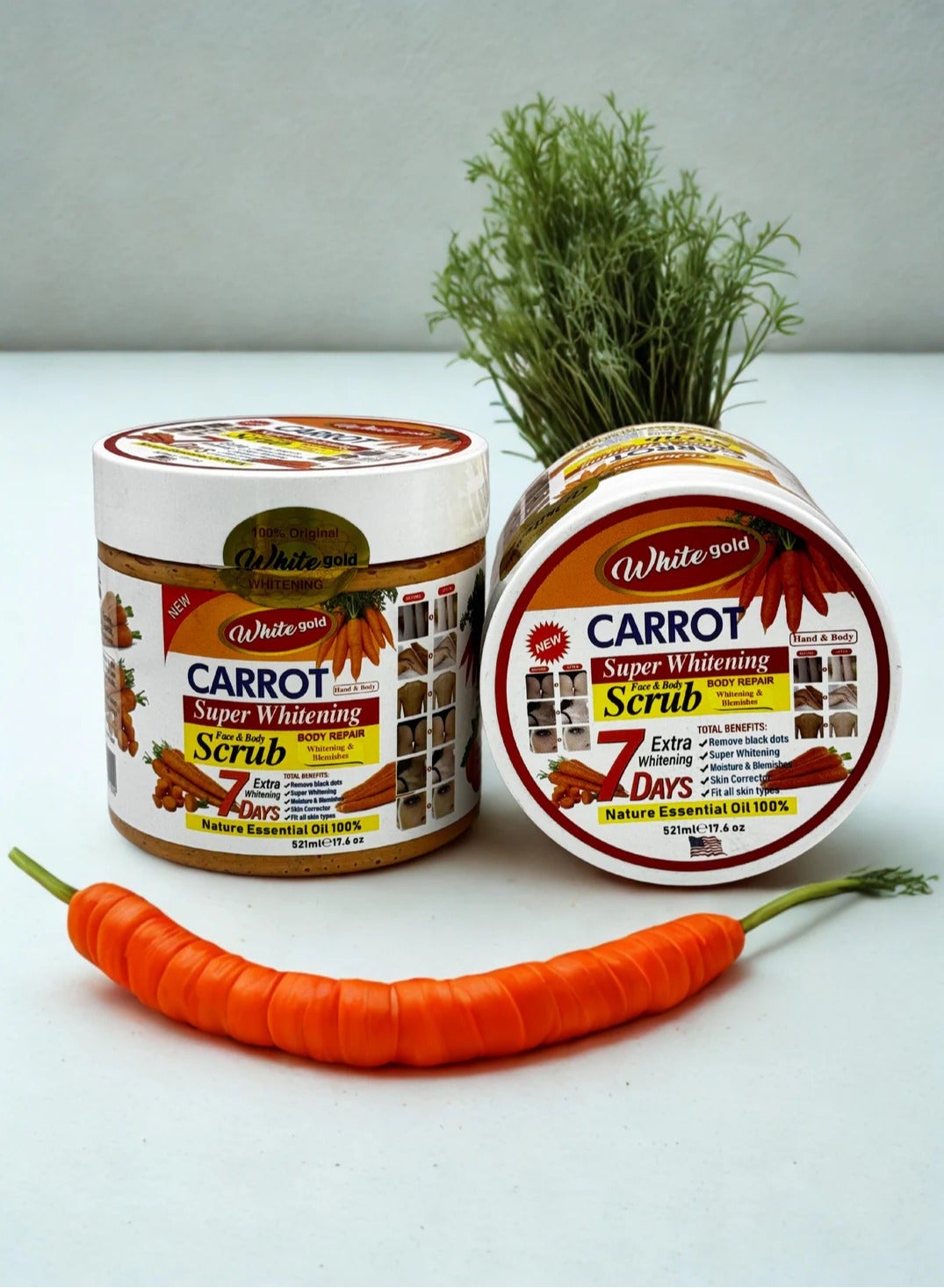 Carrot Scrub For Body And Face 360 ML