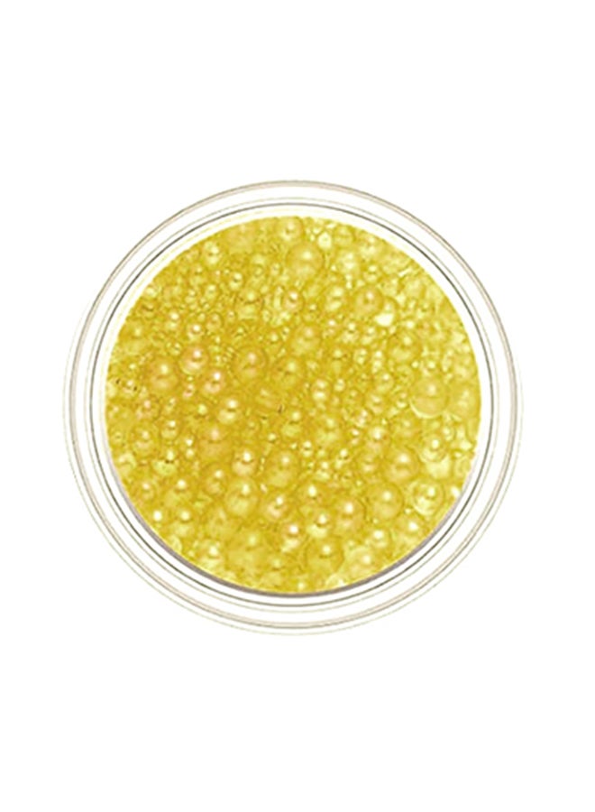 Colorful Resin Bubble Beads Micro Caviar Water Droplets Tiny Crafting For Nail Arts Sunflower Yellow CNA1SY