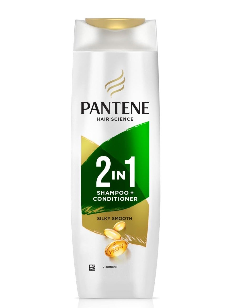Advanced Hairfall Solution, 2in1 Anti-Hairfall Silky Smooth Shampoo & Conditioner for Women, 180ML