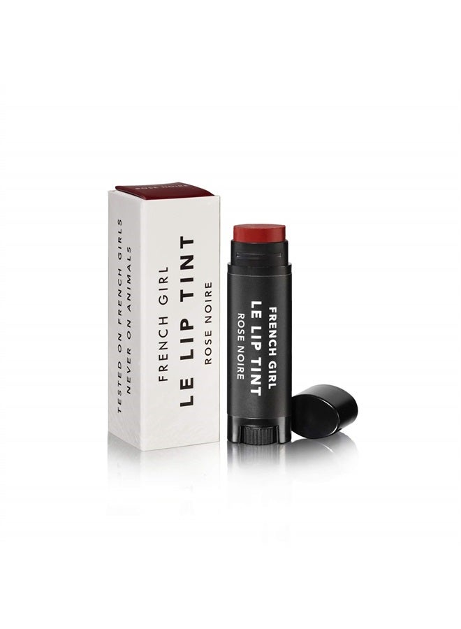 Sheer Lip Tint Hydrating Color Balm - Rose Noire; a lustrous, hydrating balm and emollient mineral lip tint in one