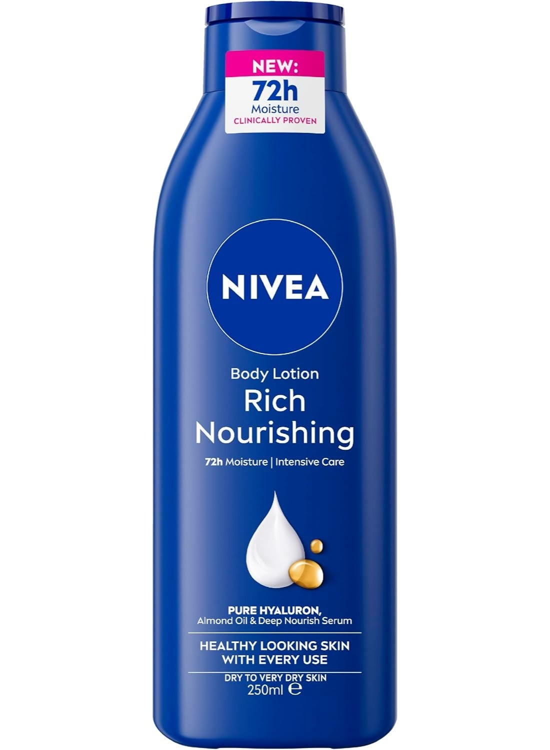 Body Lotion Extra Dry Skin Nourishing Almond Oil And Vitamin E 250 ML