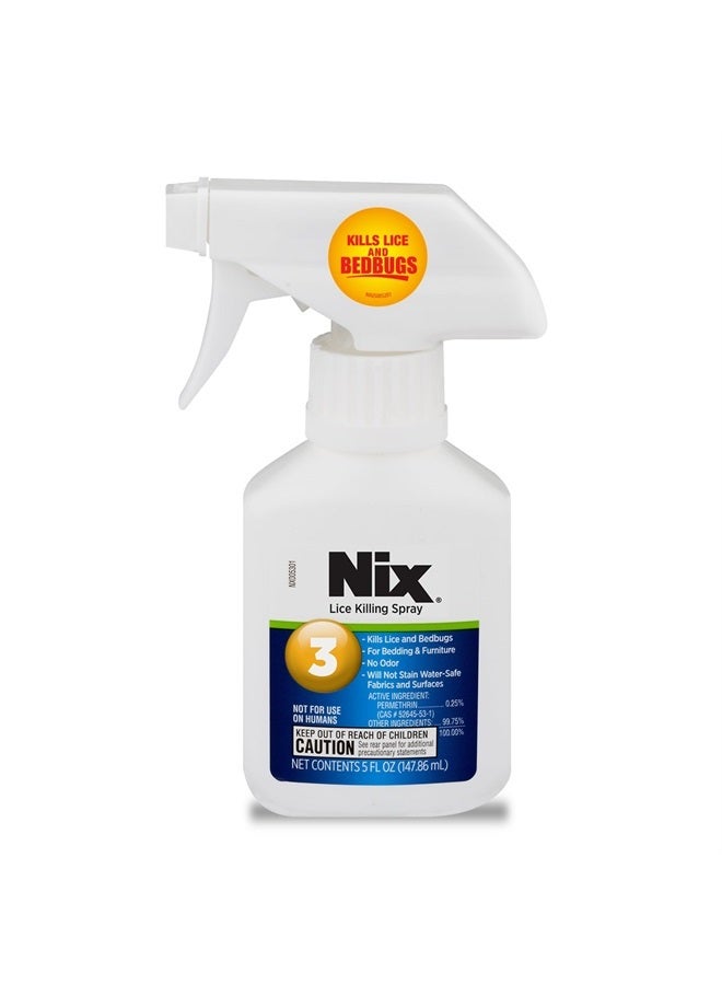 Lice & Bedbug Killing Spray for Home, Bedding & Furniture, 5 fl oz