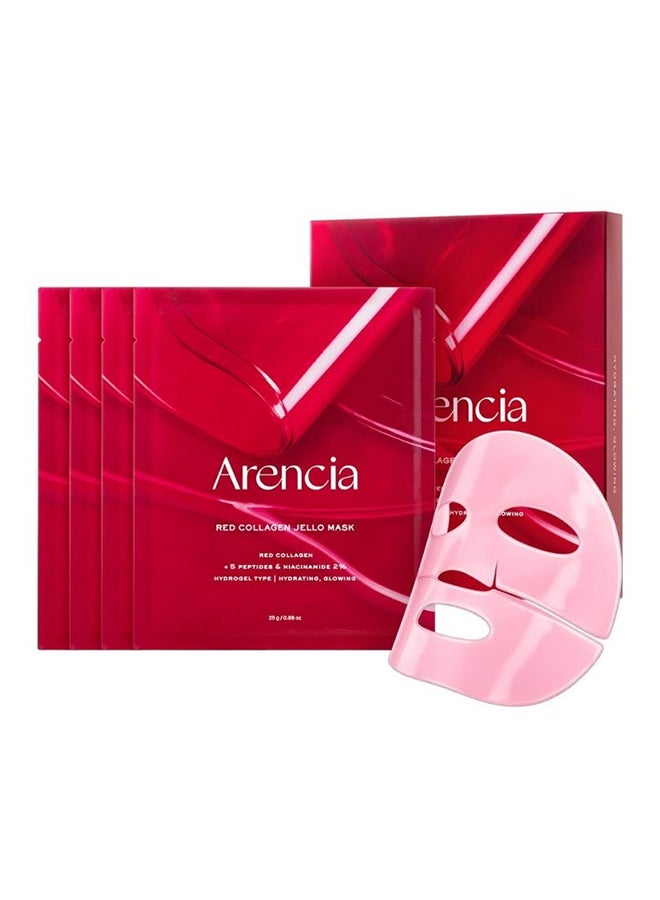 Red Collagen Jello Mask (25g*4pcs)