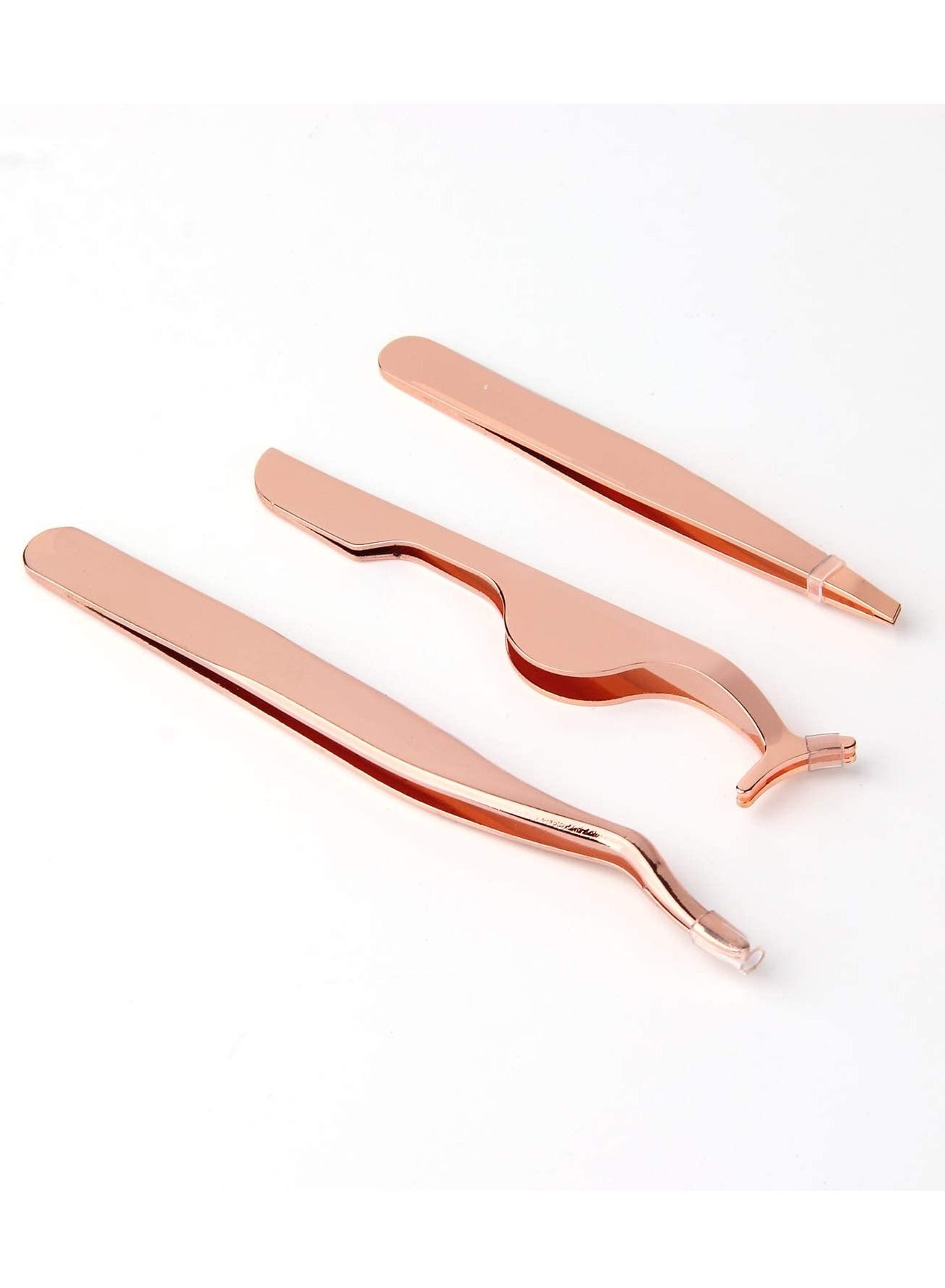 3Pcs Eyelashes Tool Fake Lash Applicator Lash Tools Fake Eyelashes Scissors