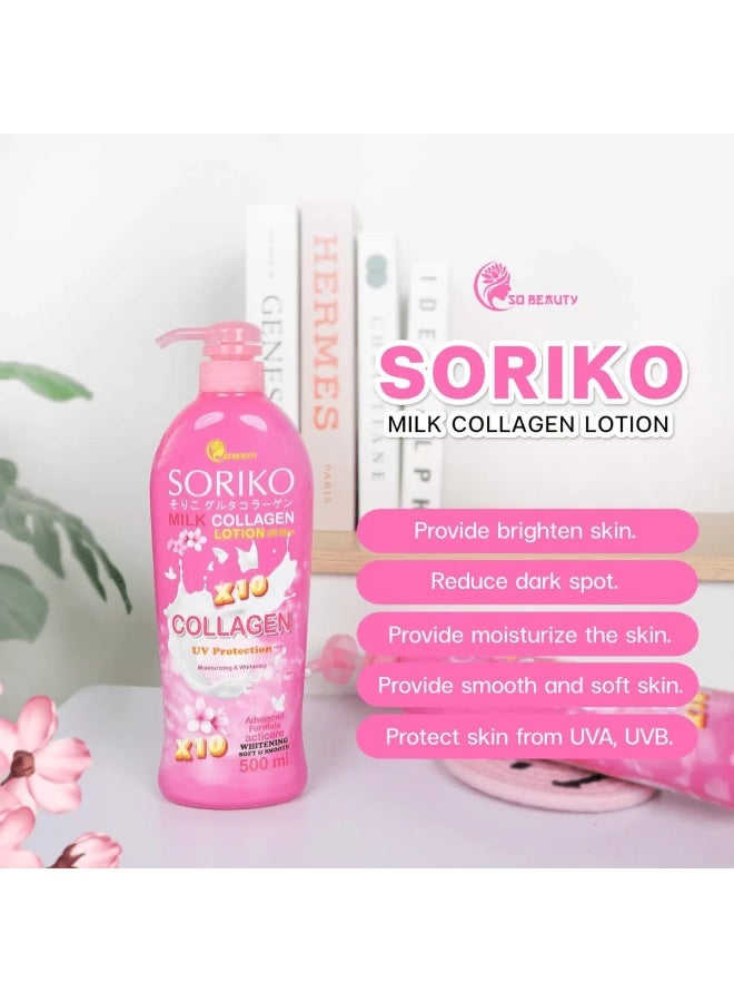 Soriko Milk Collagen Lotion SPF30 500ml