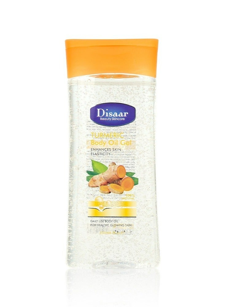 Turmeric Body Oil Gel Enhances Skin Elasticity 200 ML