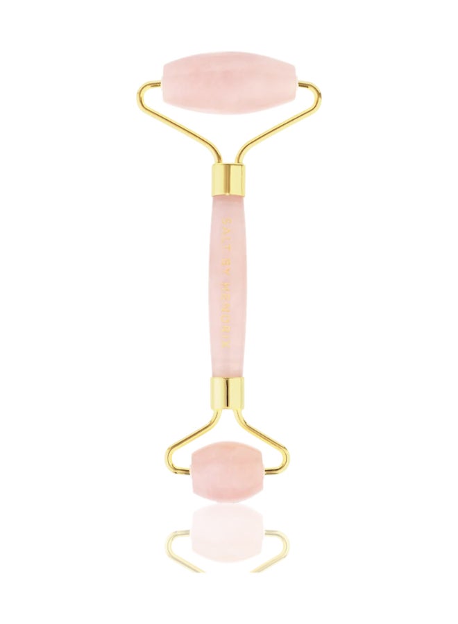 Salt By Hendrix Face Roller Rose Quartz – Cooling Recovery for Inflamed Skin, Natural Rose Quartz, Soothing Tool for Redness Relief Single