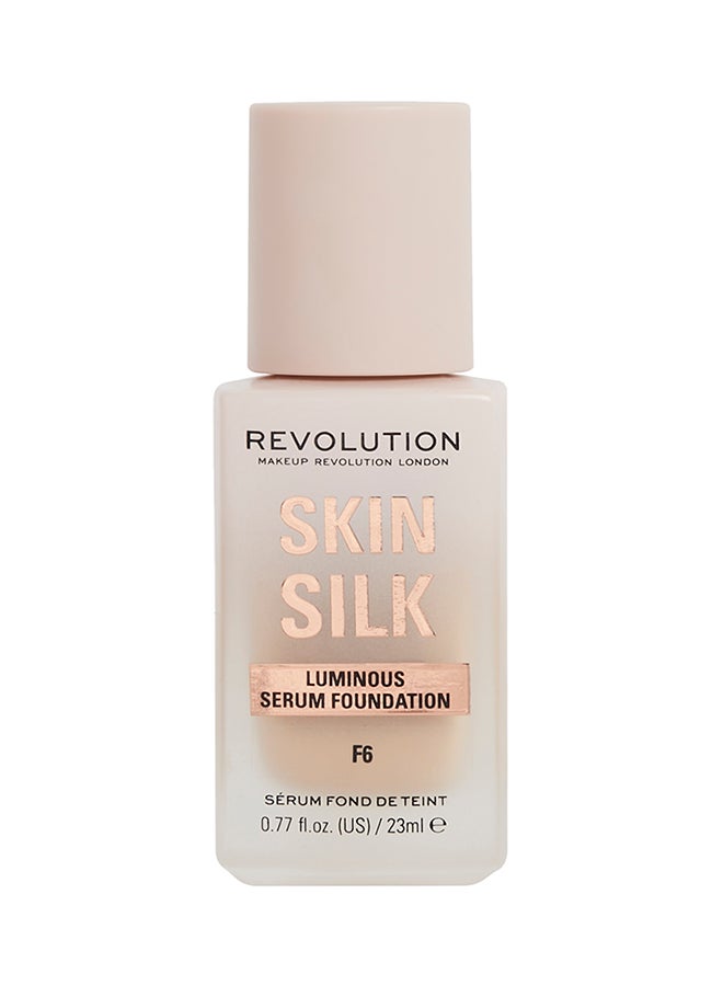 Makeup Revolution Skin Silk Serum Foundation F6