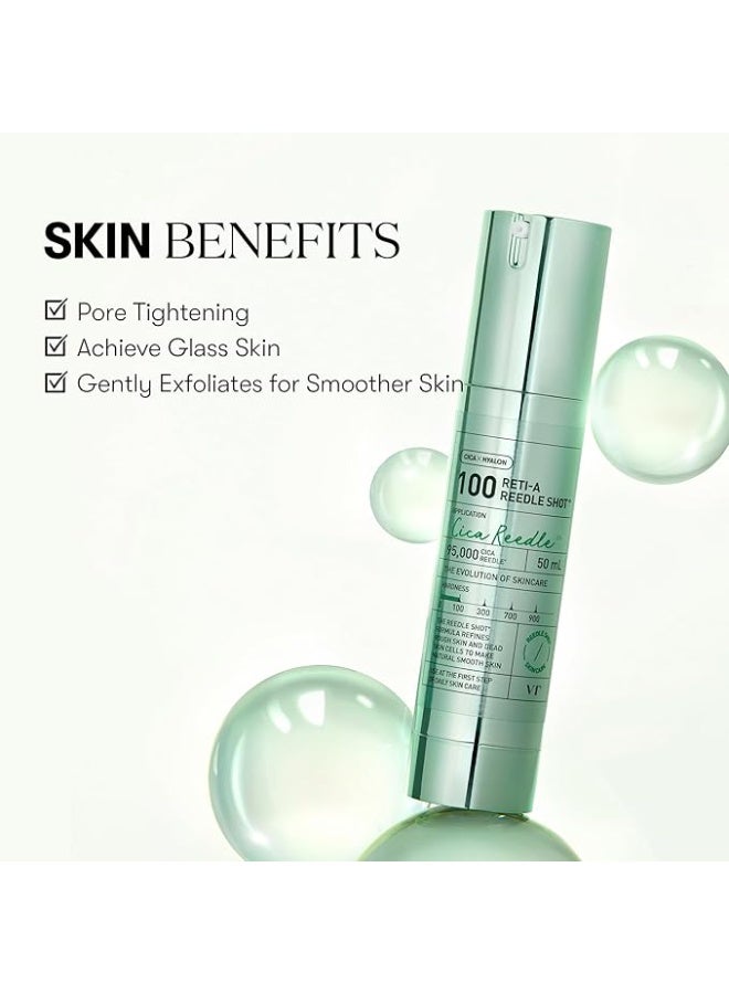 Reti-A Reedle Shot 100, Retinol(Vitamin A) Microneedling Serum, Repairing Exosome, Ideal for Retinol Beginner, Glass Skin, Korean Skin Booster 1.69Fl Oz(50ml) - image 3