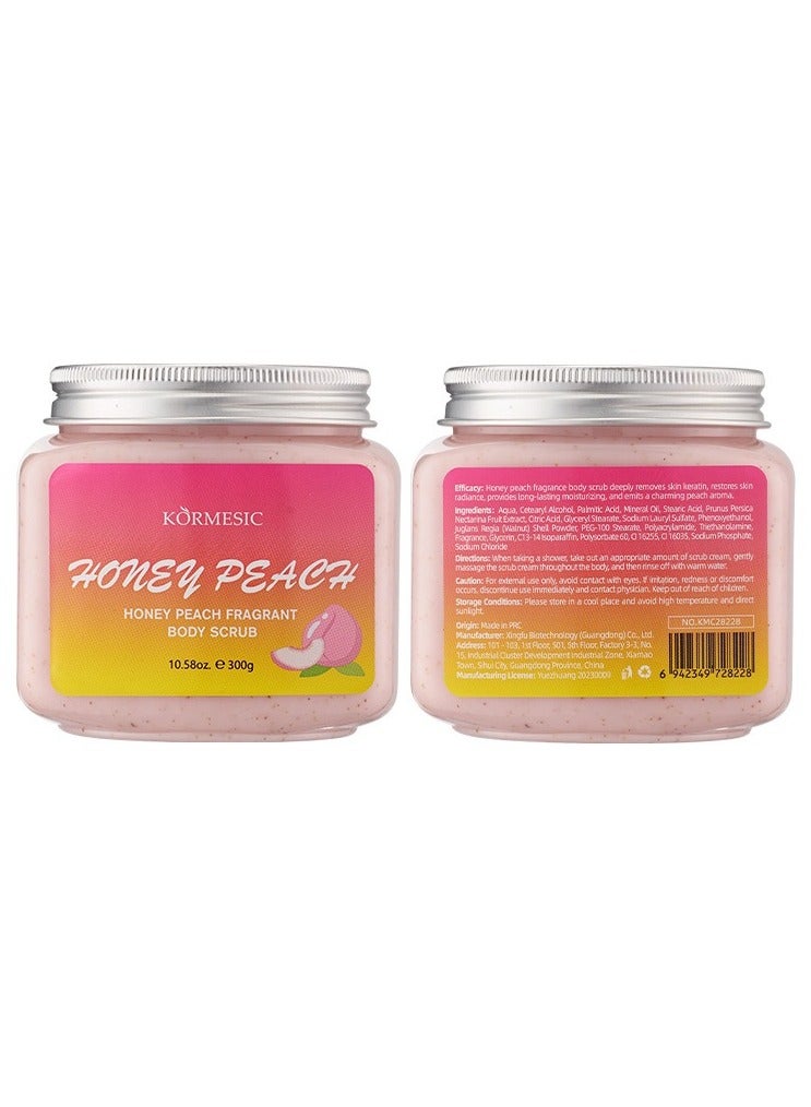 Peach Body Scrub - Gentle Exfoliation & Skin Nourishment