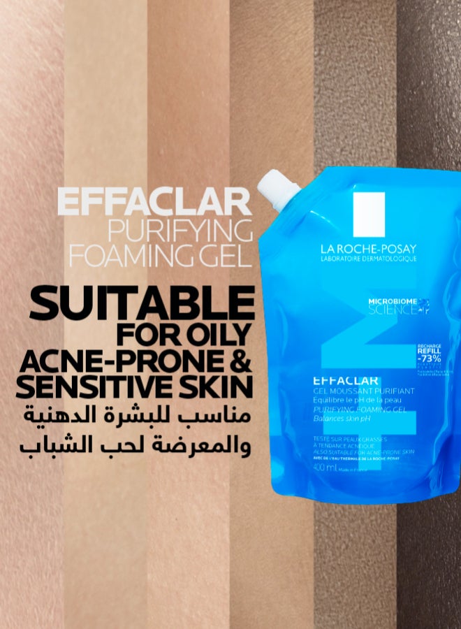 Effaclar Acne Purifying Foaming Gel Refill 400Ml - image 8