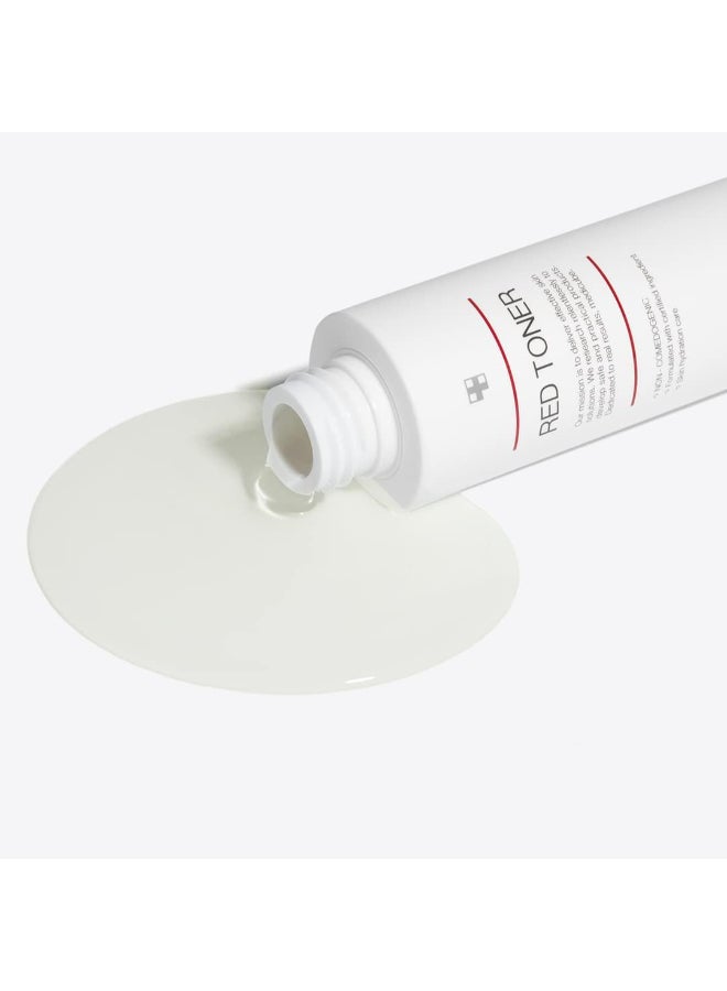 Medicube Red Toner 2.0 Low-Irritating Formula for Acne Prone Skin BHA Niacinamide Adenosine Non-Comedogenic 100ml - image 3