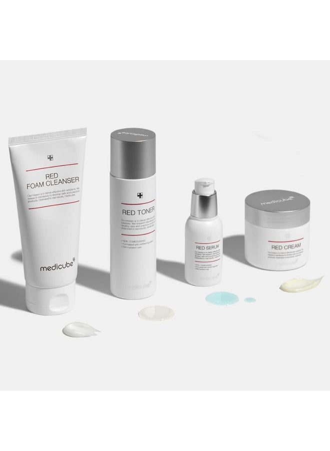 Medicube Red Toner 2.0 Low-Irritating Formula for Acne Prone Skin BHA Niacinamide Adenosine Non-Comedogenic 100ml - image 5