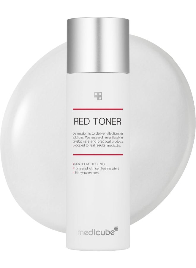 Medicube Red Toner 2.0 Low-Irritating Formula for Acne Prone Skin BHA Niacinamide Adenosine Non-Comedogenic 100ml - image 6