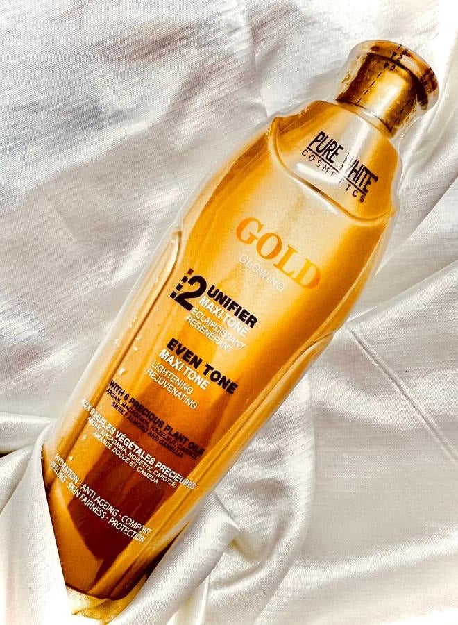 Gold Maxi tone Whitening Lotion Lightening & Rejuvenating 200 ml