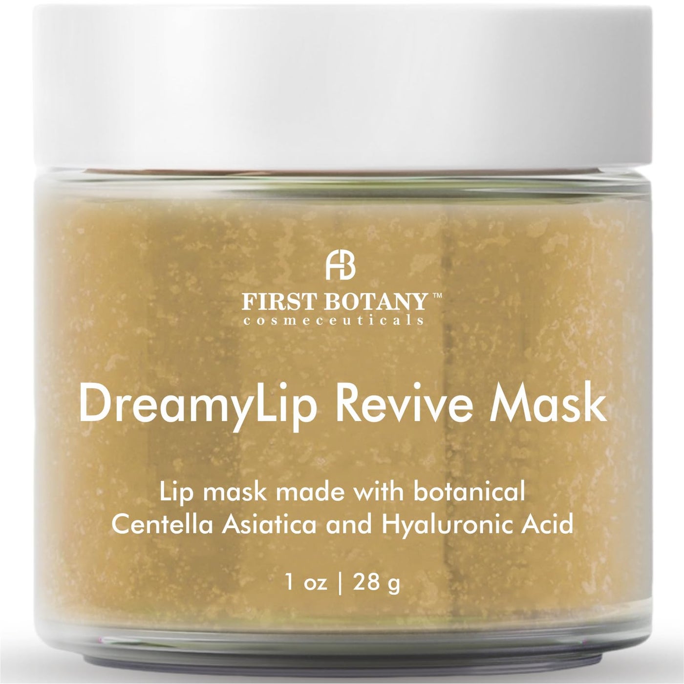 Lip Mask & Lip Balm - 2 in 1 Nourishing & Hydrating leave-on Overnight lip mask (Beige)