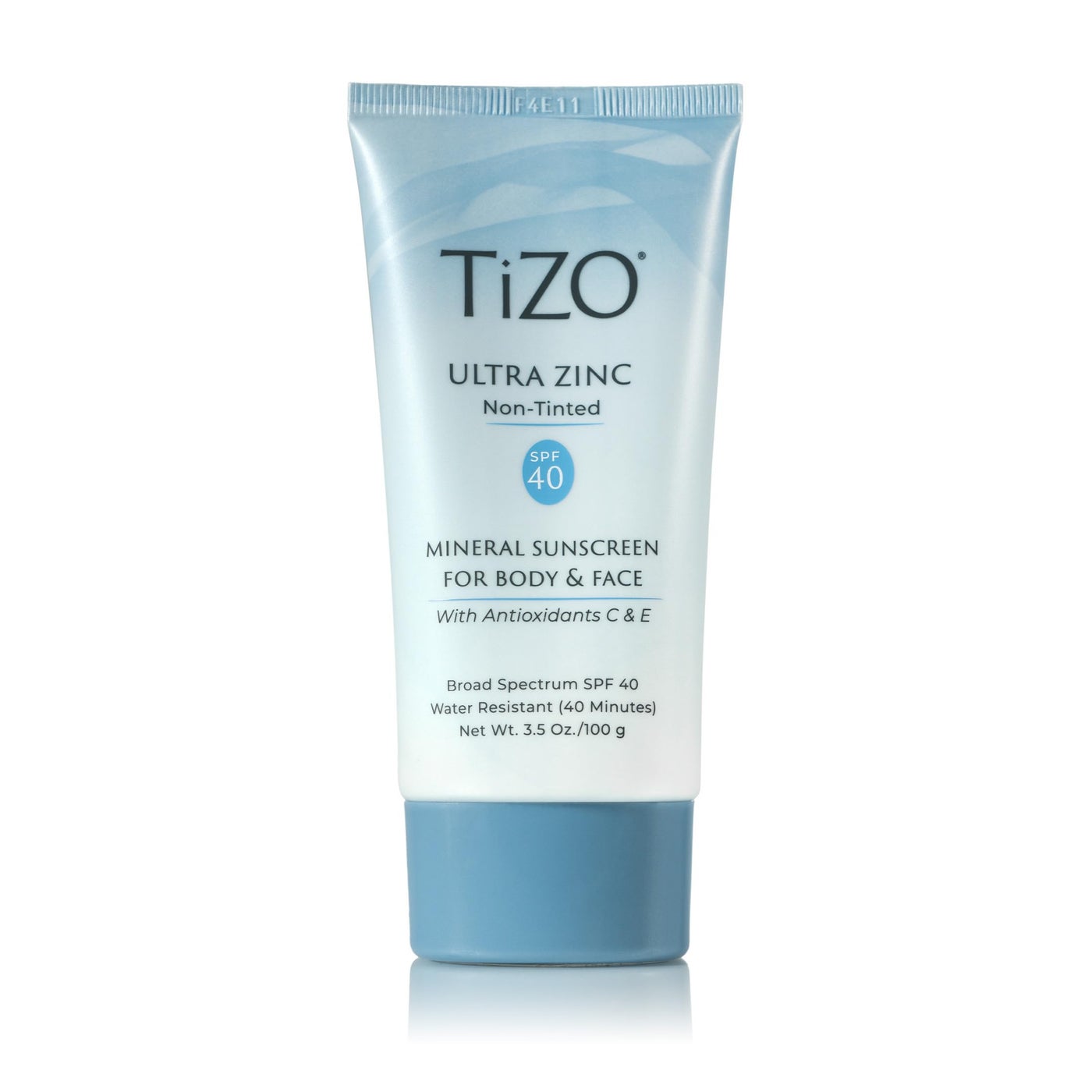 TiZOÂ® Ultra Zinc | Non Tinted | Broad Spectrum SPF 40 for face and body | UVA and UVB protection | 20% Zinc Oxide formula | All Skin Types | 3.5 oz/100 g