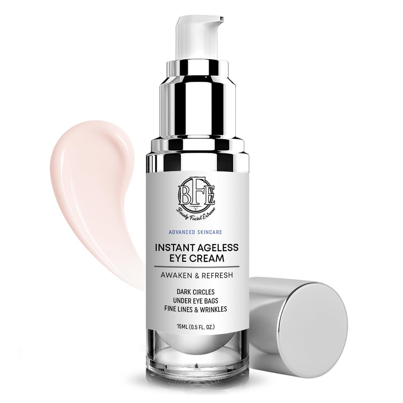 Instant Eye Tightener Cream - Reduces Under Eye Puffiness, Bags, Dark Circles. Lift Technology to Tighten & Firm Sagging Skin Around Eyes. Smooths Away Crowâ€™s Feet, Fine Lines & Wrinkles.