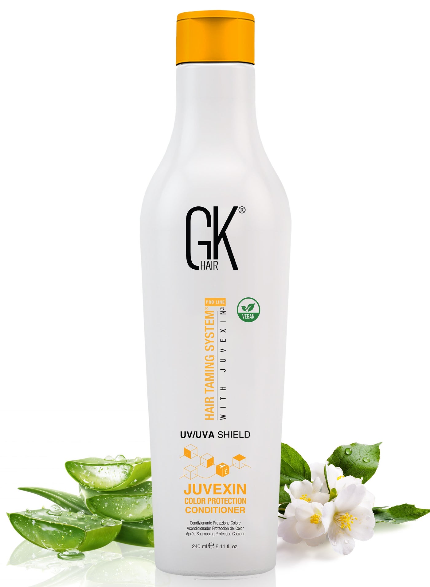 Shield Conditioner - Deep Cleansing Heat Thermal Protection for Color Treated Dry Damaged Curly Frizzy Hair - Paraben Sulfate Free Unisex, 240ml