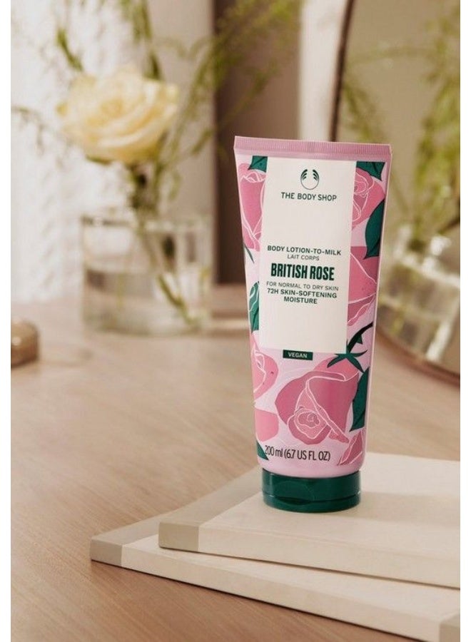 British Rose Lotion-To-Milk - image 2