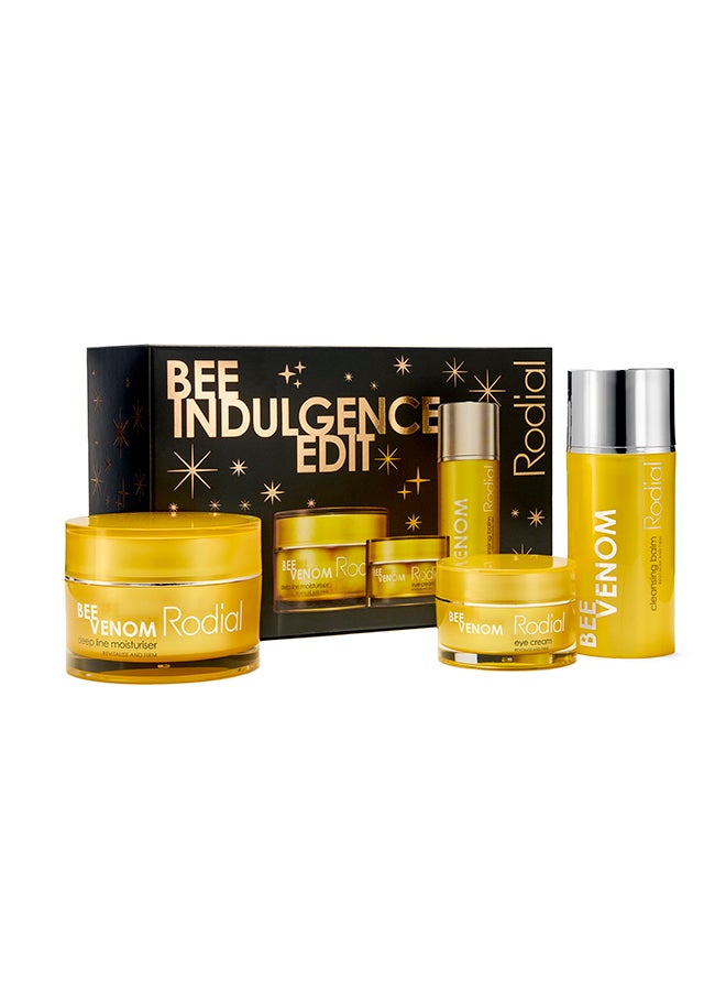 Bee Indulgence Edit | Luxury Honey-Infused Skincare Gift Set for Hydration & Glow | Nourishing Face and Body Pamper Kit | Holiday Gifting