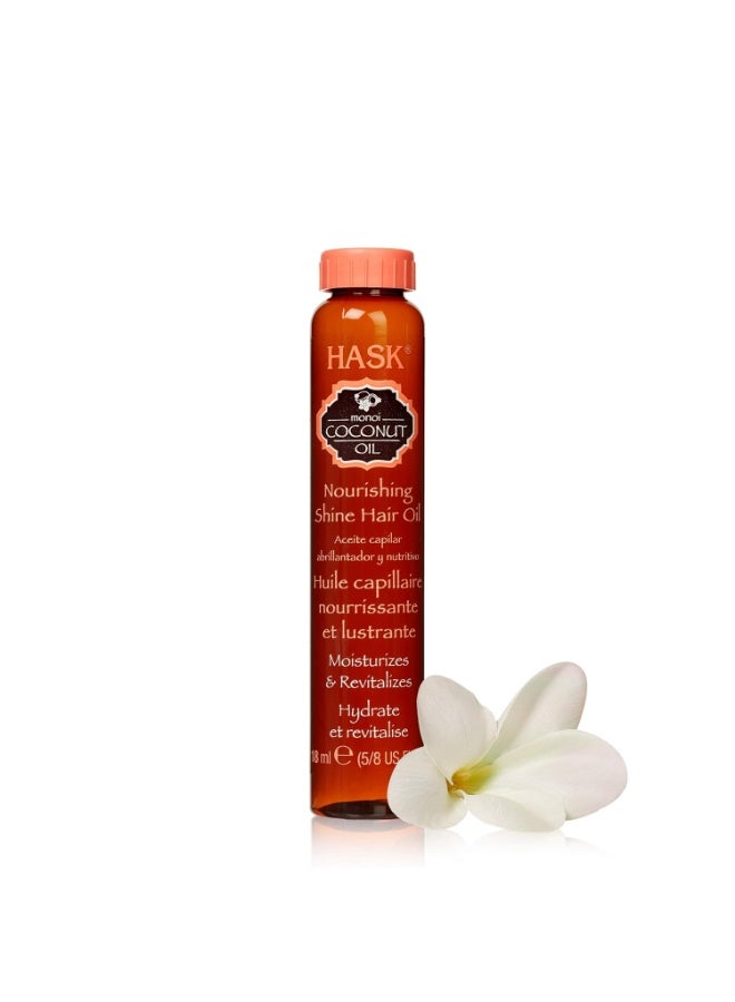 HASK Nourishing Monoi Coconut Shine Oil Vial 18 ml