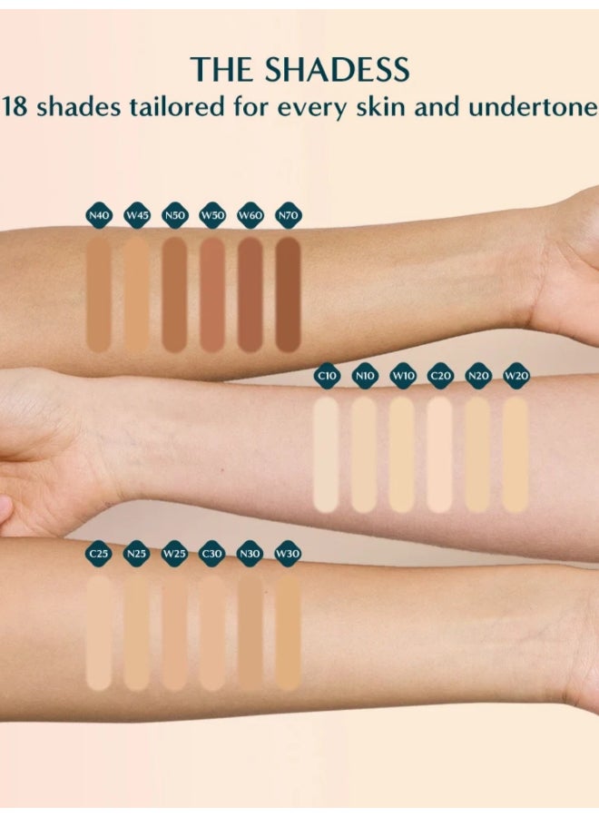 Serum Touch Perfecting Longwear Foundation | N25 Oat | 30 ml - image 4