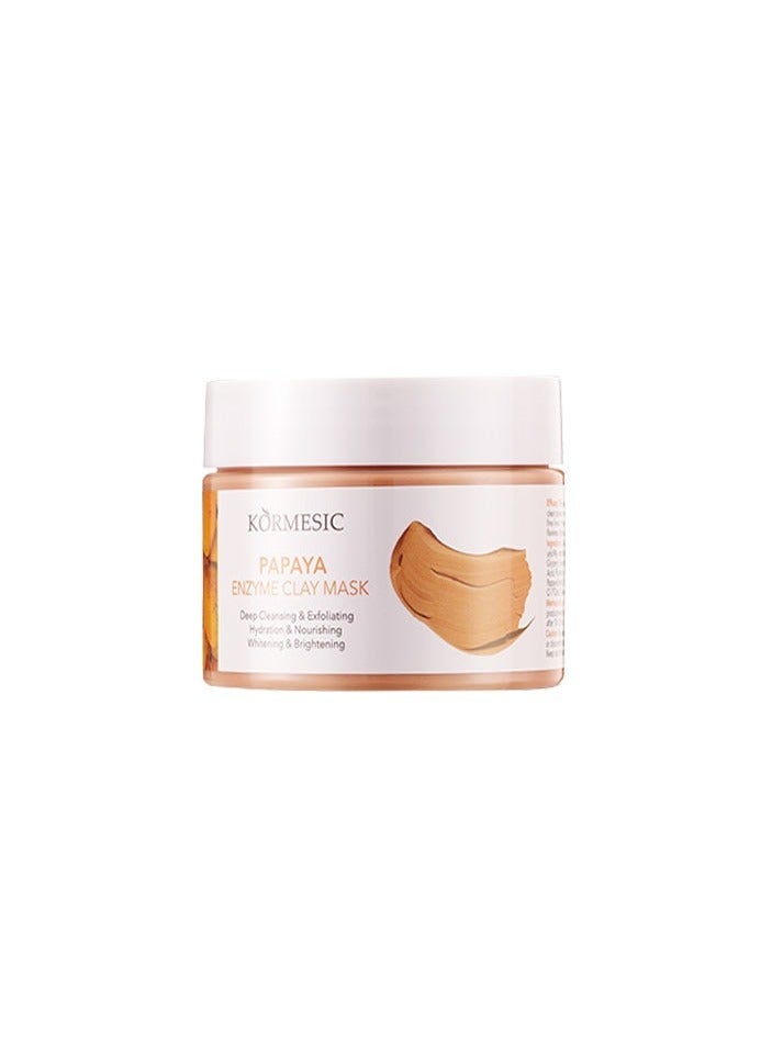 Papaya Clay Mask 120g - Exfoliating & Brightening
