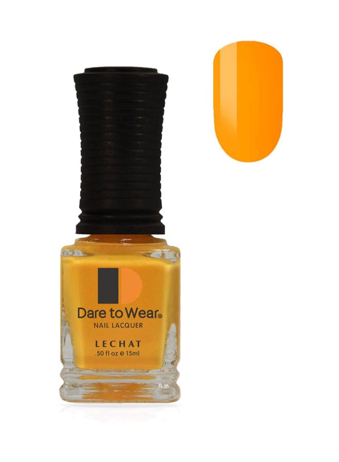 Nail Polish Super Shine Long Wear Lacquer Quick Drying Nail Color Resists Chips Fading Lasts Up To 3 Weeks Precise Application In One Stroke Nail Paint Blazin' Sun Dw201