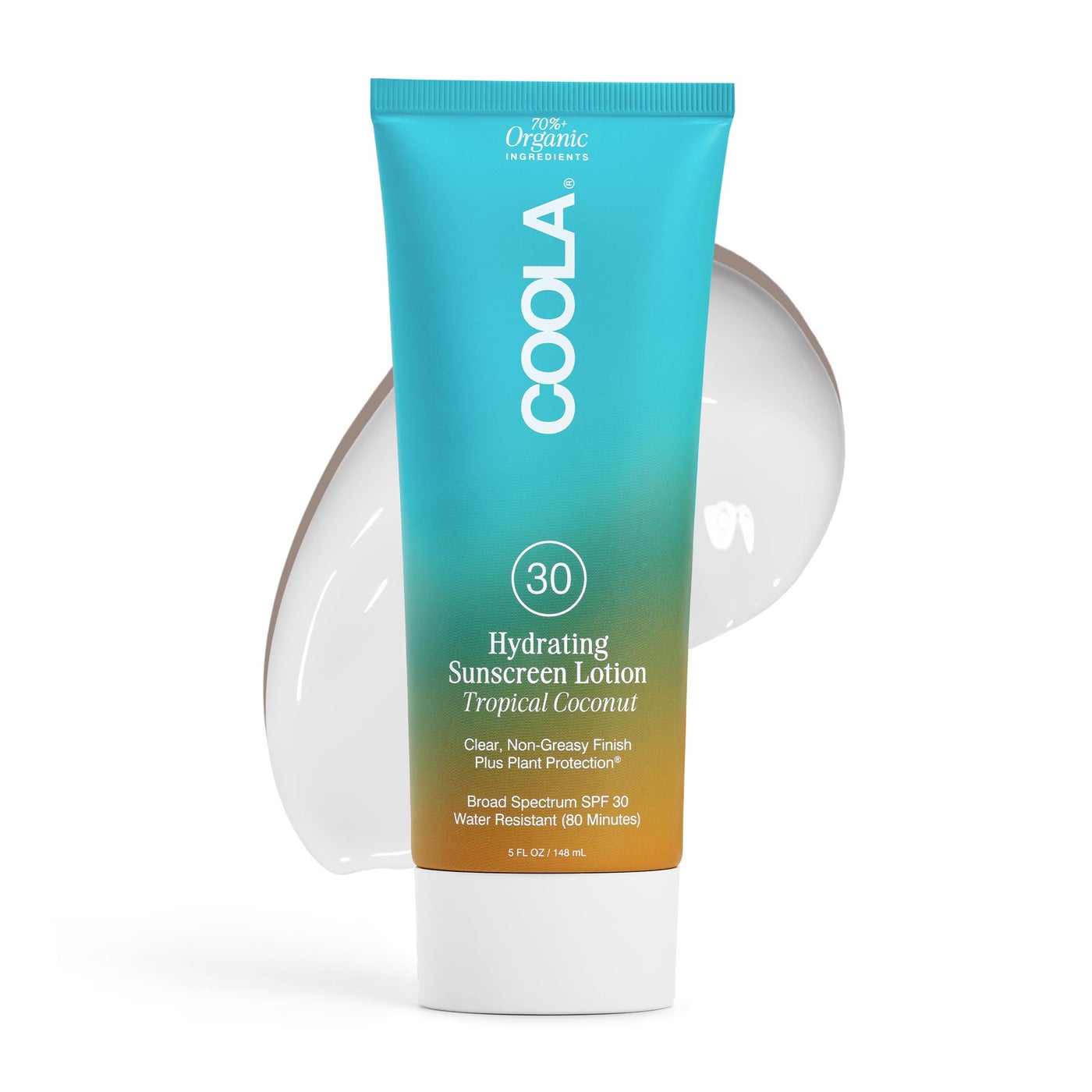 COOLA Organic Sunscreen SPF 30 Sunblock Body Lotion, Dermatologist Tested Skin Care For Daily Protection, Vegan And Gluten Free, Tropical Coconut, 5 Fl Oz